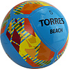 Мяч футб. TORRES Beach, FB32015, р.5, для пляж. футбола, 10 пан, ТПУ, маш. сшив,сине-оранжевый